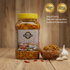Tastewala Garlic Pickle (लहसुन का अचार) – Spicy & Traditional Homemade Taste
