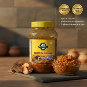 [Grated] Tastewala Oal Ginger Green Chili Mix Pickle | 100% Traditional Bihari Ol Barobara Achar