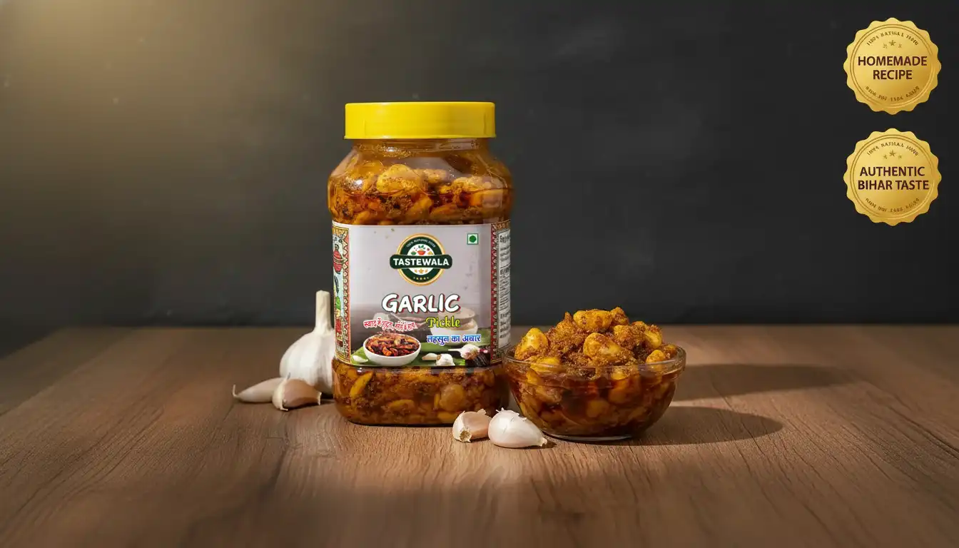 Authentic Tastewala Garlic Pickle - Premium Lahsun Achar from Bihar