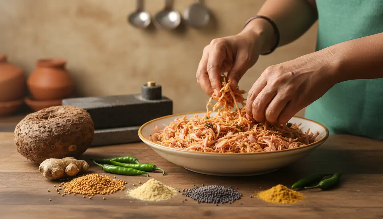 Premium Ingredients of Oal Ginger Green Chili Pickle